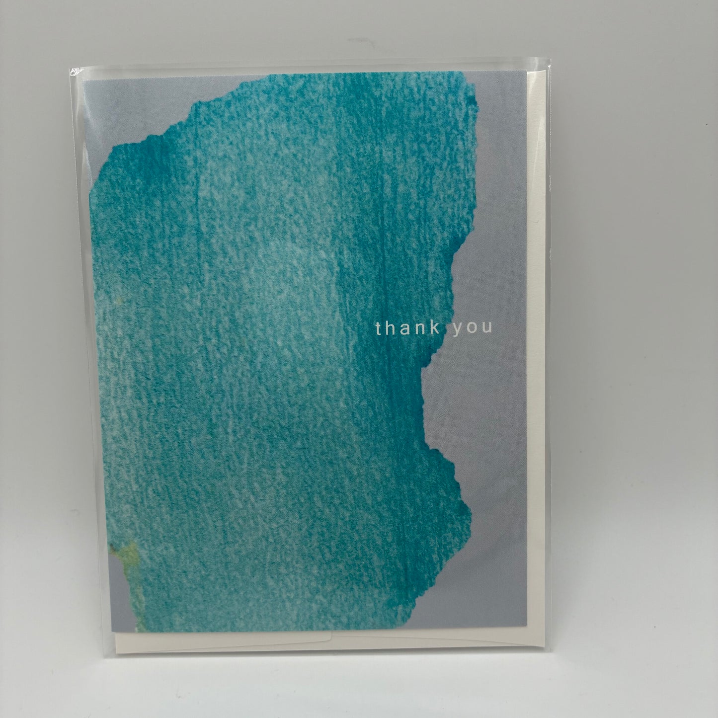 Thank You in Periwinkle Card