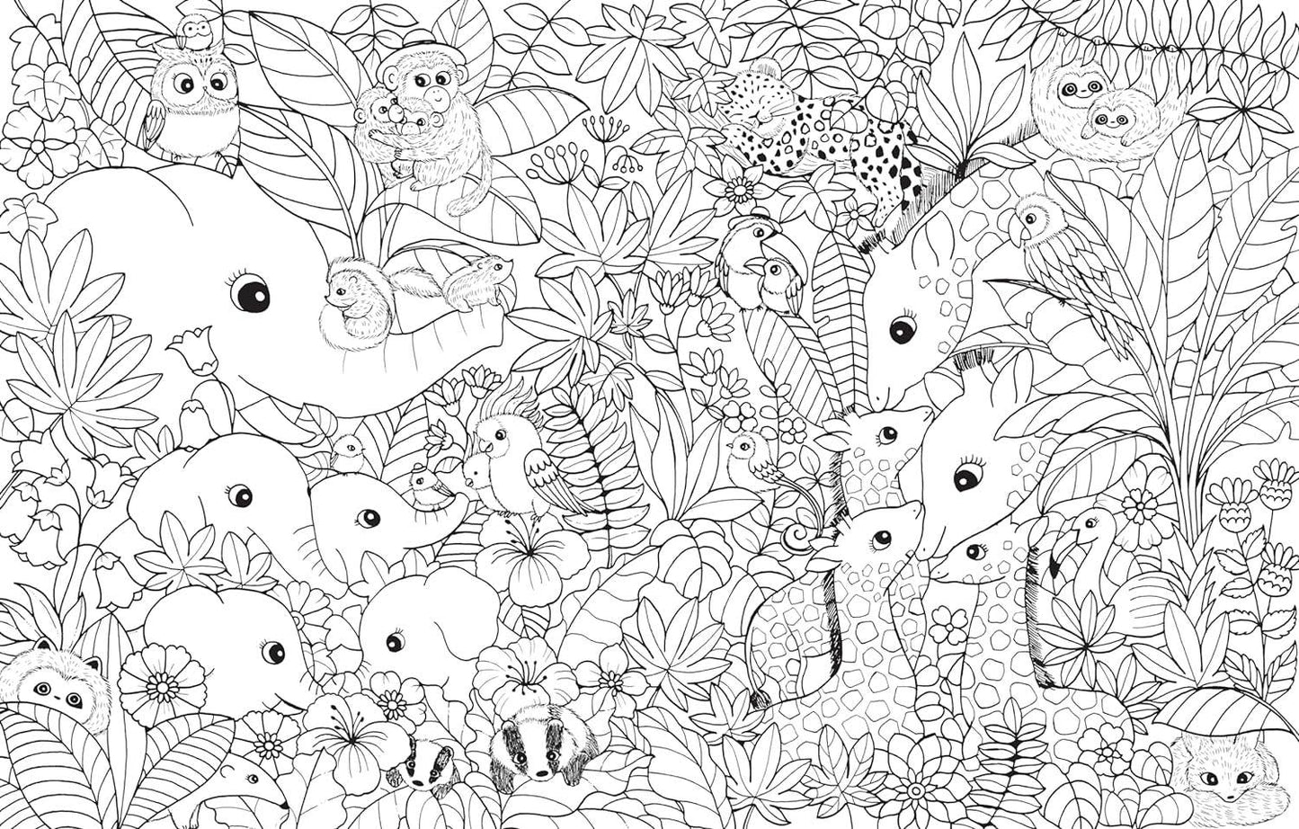 A Million Baby Animals Coloring Book by Lulu Mayo - The Regal Find