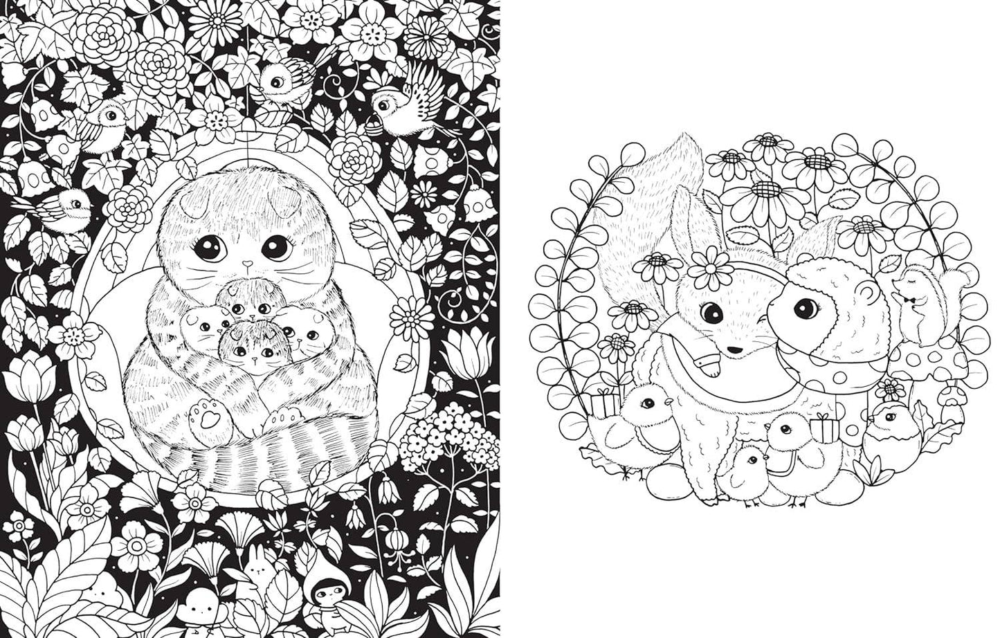 A Million Baby Animals Coloring Book by Lulu Mayo - The Regal Find