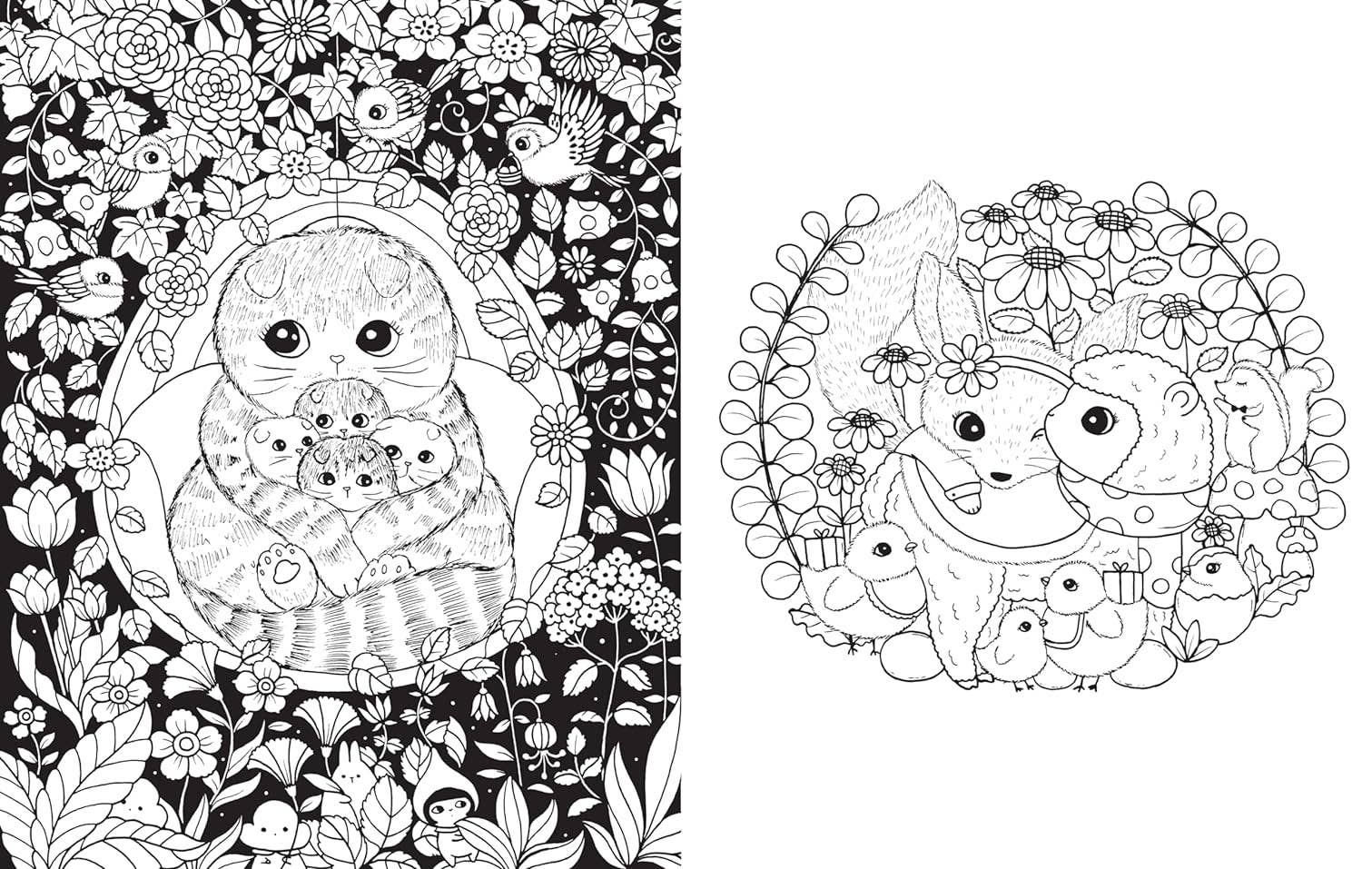 A Million Baby Animals Coloring Book by Lulu Mayo - The Regal Find