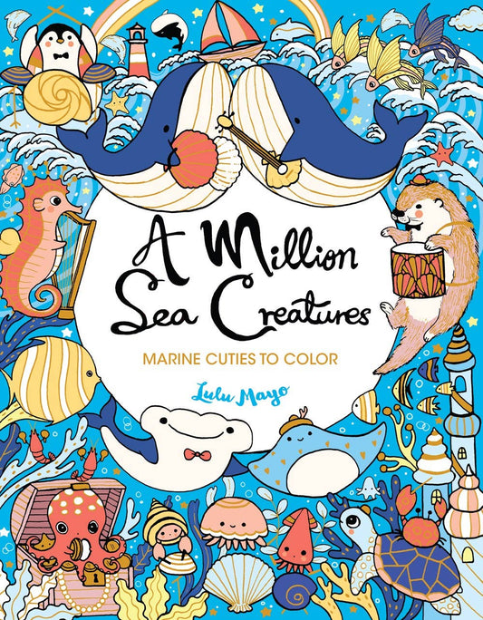 A Million Sea Creatures Coloring Book - The Regal Find