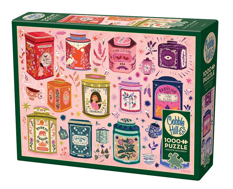 Tea Tin Treasures 1000pc puzzle