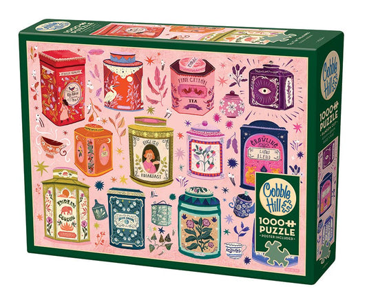 Tea Tin Treasures 1000pc puzzle