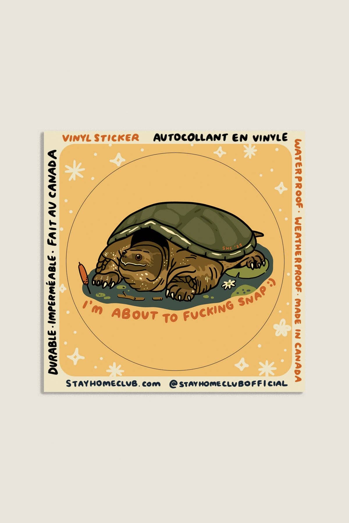 About to Snap Vinyl Sticker - The Regal Find