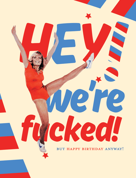 AMERICA...We're F*cked! funny political greeting card - The Regal Find