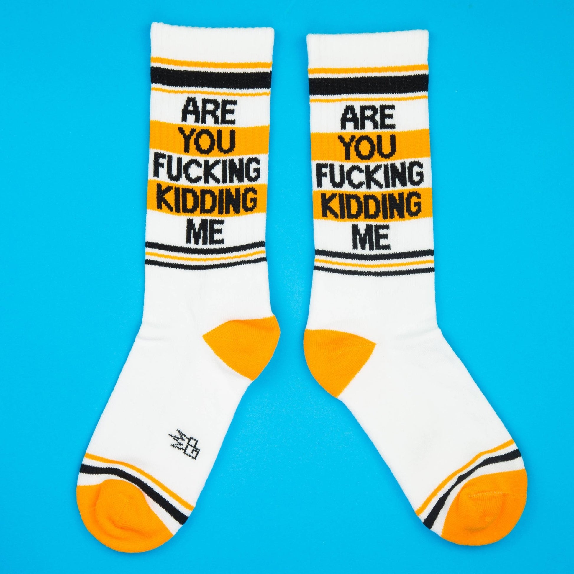 Are You Fucking Kidding Me Gym Crew Socks - The Regal Find