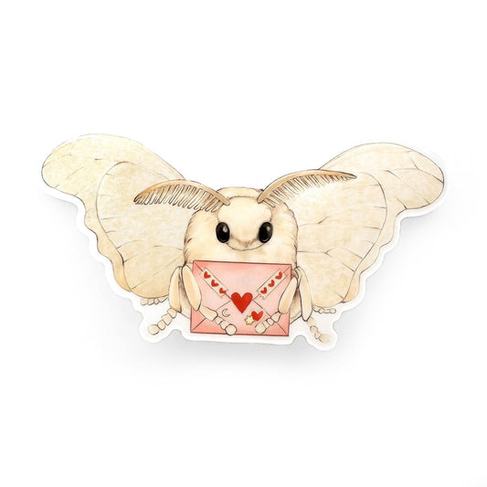 Love Letter Moth Sticker