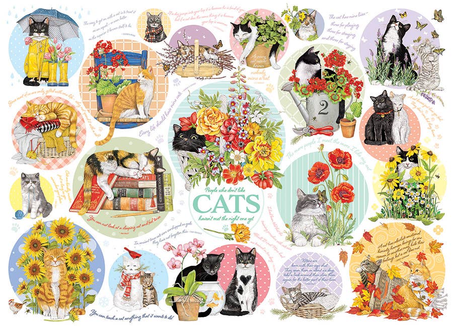 Cat Thoughts 1000pc puzzle