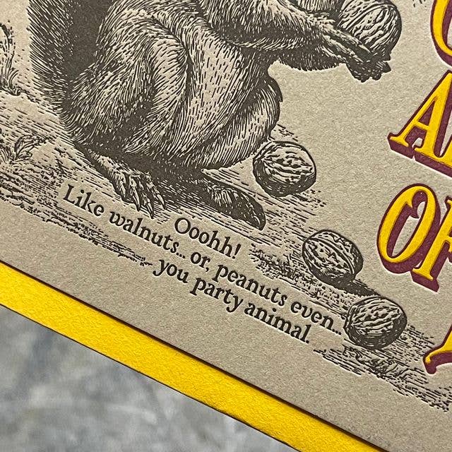 Card / Get Nuts Birthday