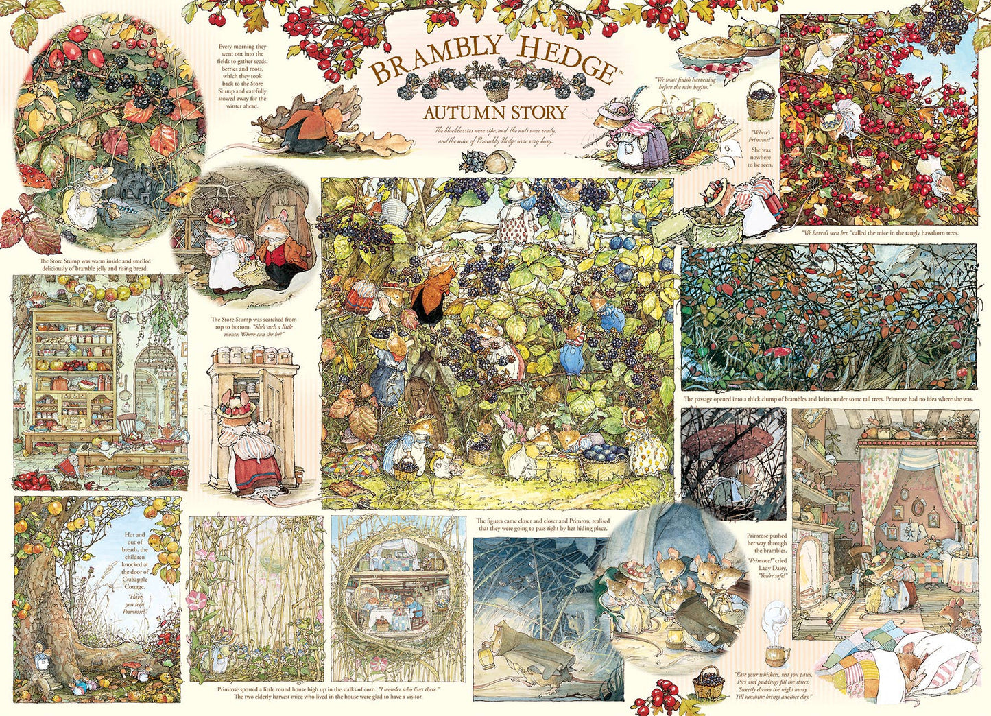 Brambly Hedge Autumn Story 1000pc puzzle