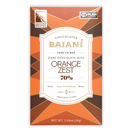 Baiani Dark Chocolate w/ Orange Zest 70% - The Regal Find