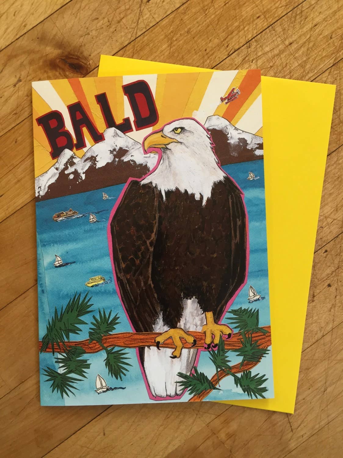 Bald And Majestic Birthday Card - The Regal Find