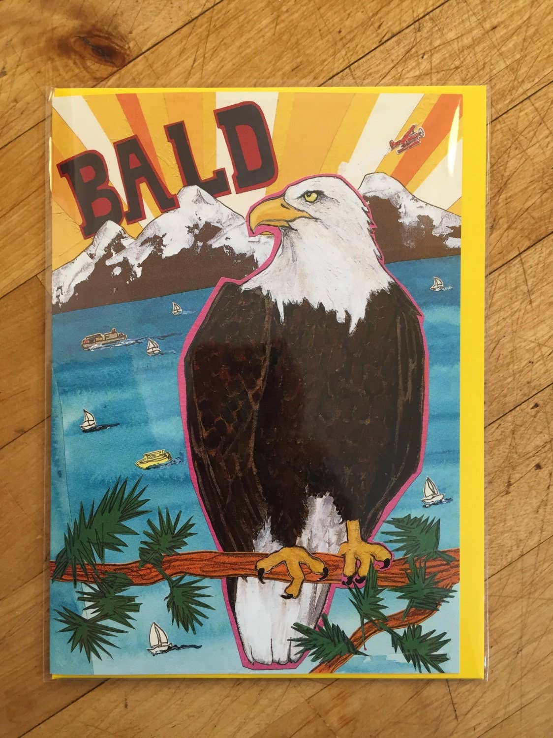 Bald And Majestic Birthday Card - The Regal Find