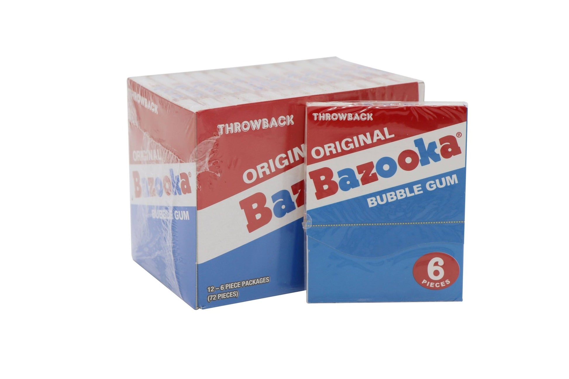 Bazooka Throwback Bubble Gum Wallet Pack 12ct - The Regal Find