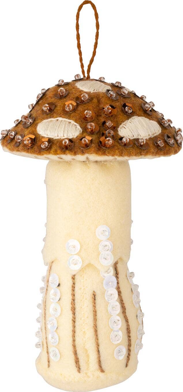 Bucilla Merry Mushrooms Felt Ornament Kit Set of 4