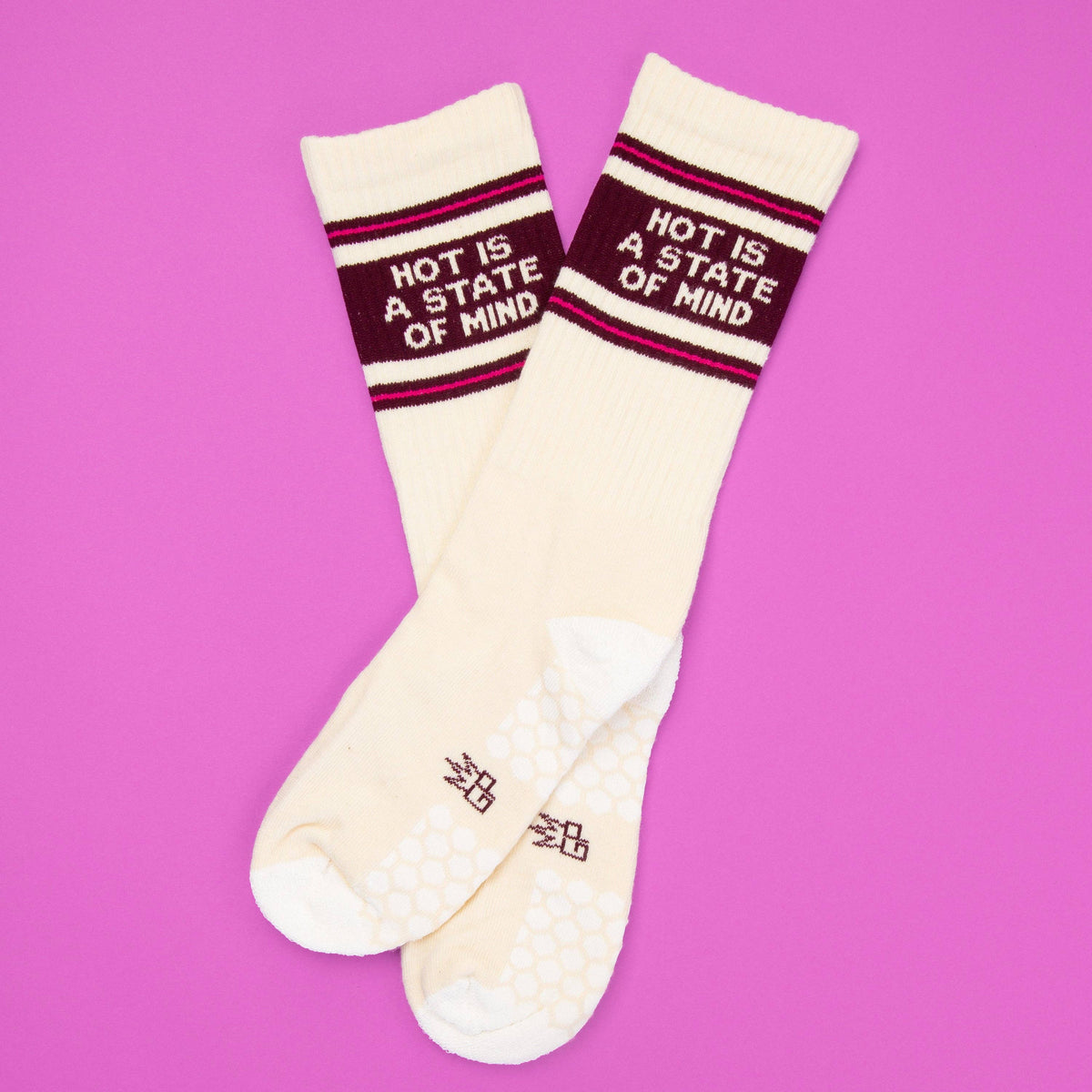 Hot Is A State Of Mind Grip Socks