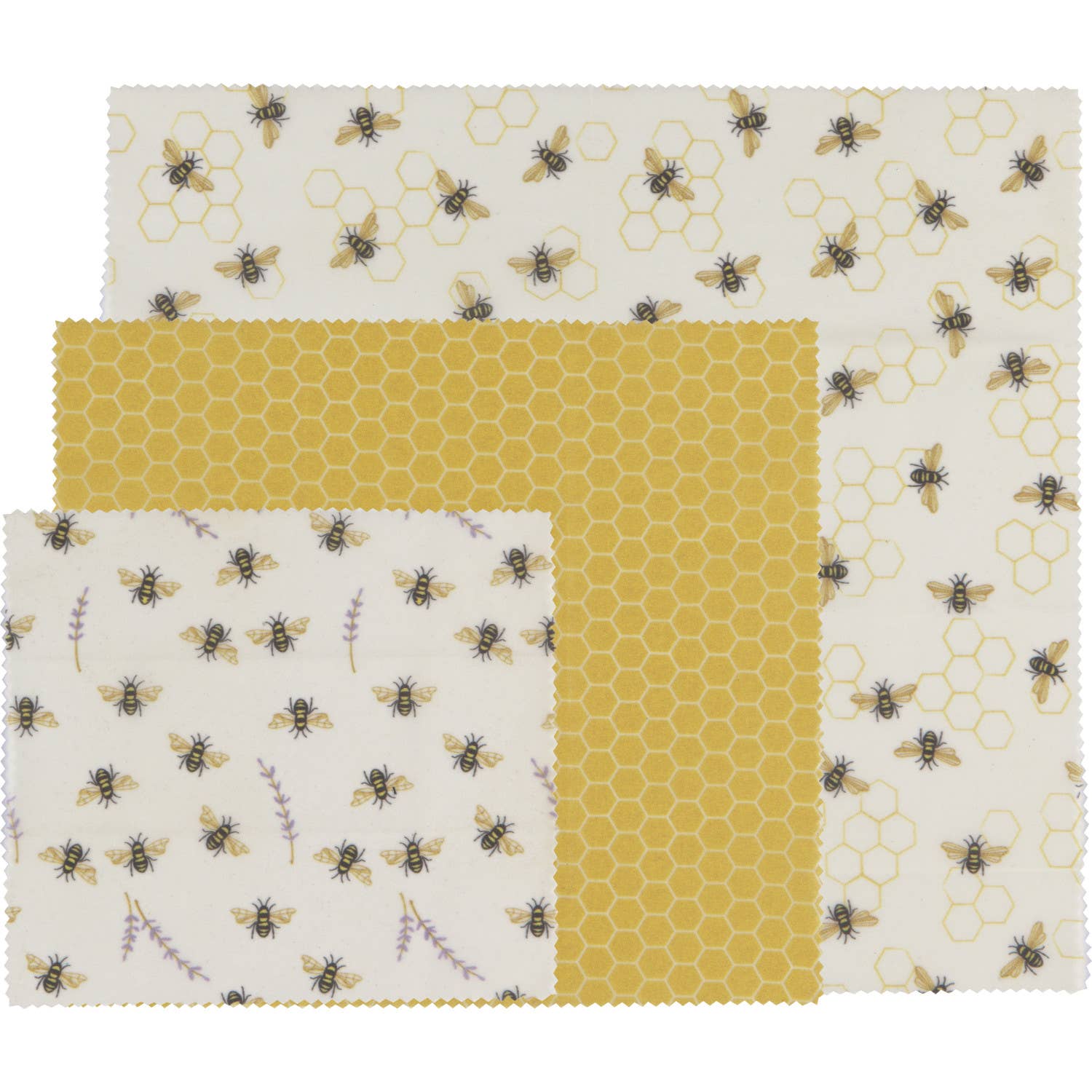 Bees Beeswax Wrap Set of 3 - The Regal Find