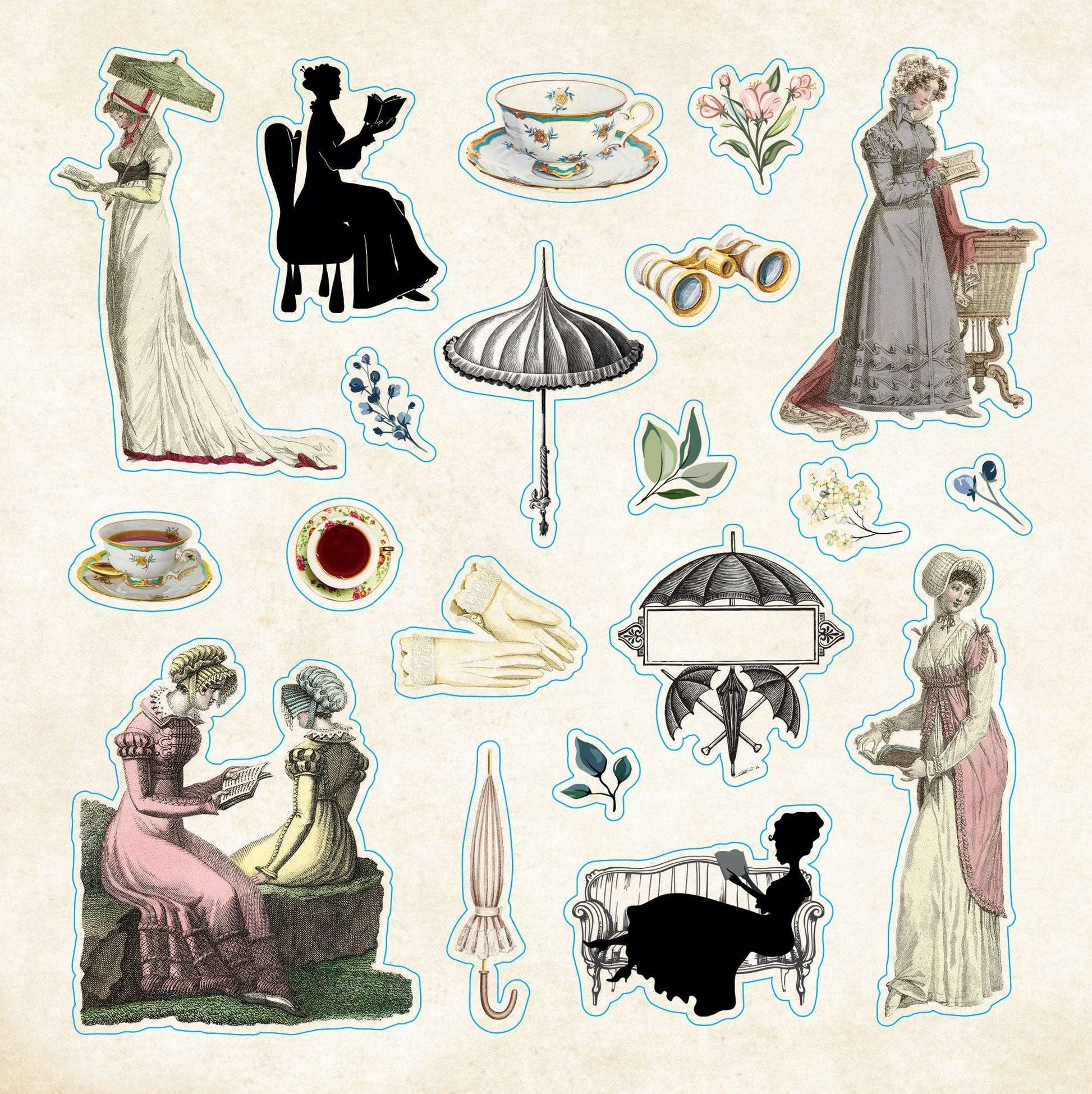 Bibliophilia Ephemera Sticker Book - The Regal Find