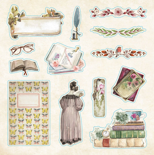 Bibliophilia Ephemera Sticker Book - The Regal Find