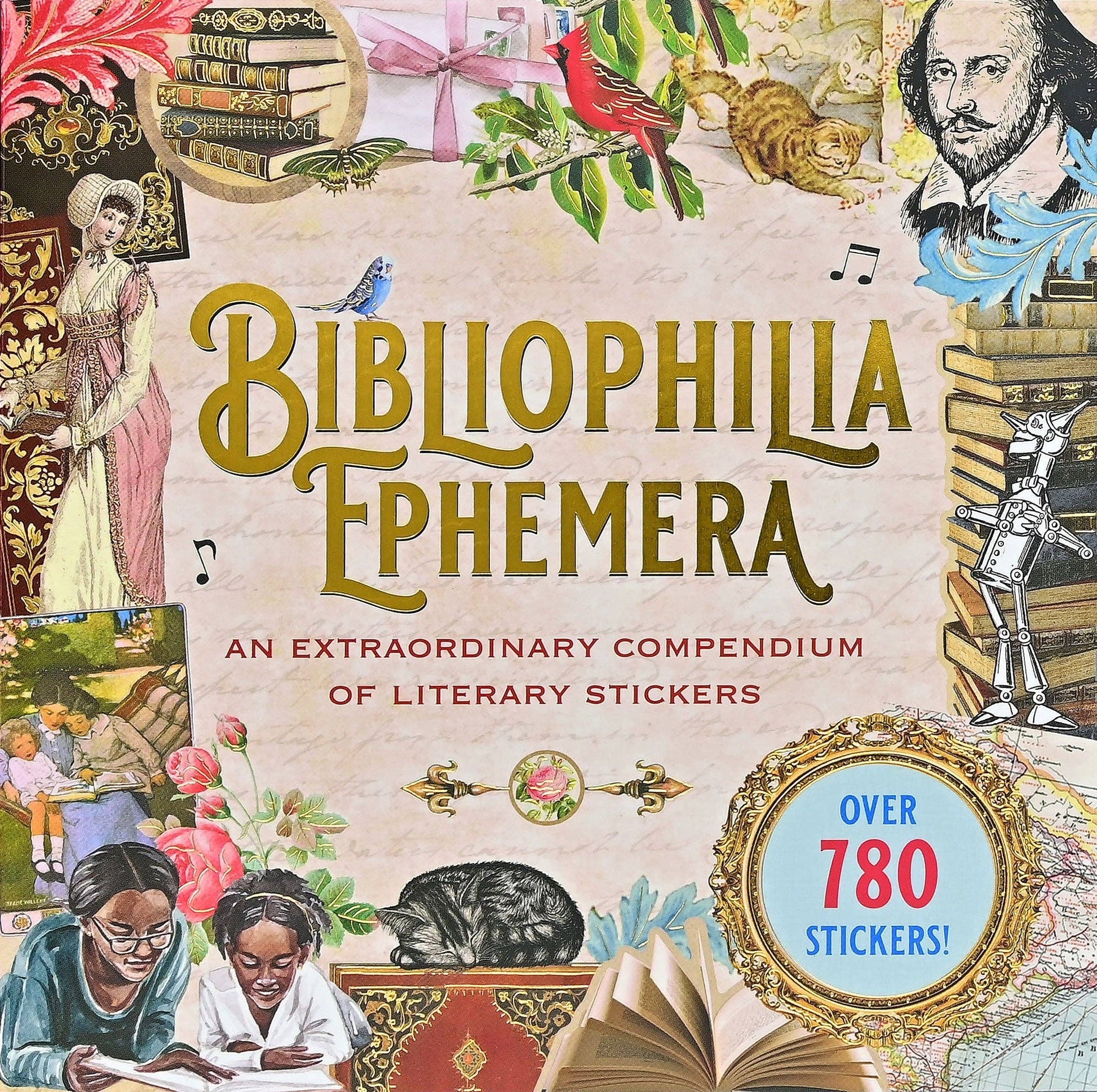 Bibliophilia Ephemera Sticker Book - The Regal Find