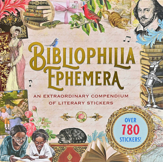 Bibliophilia Ephemera Sticker Book - The Regal Find