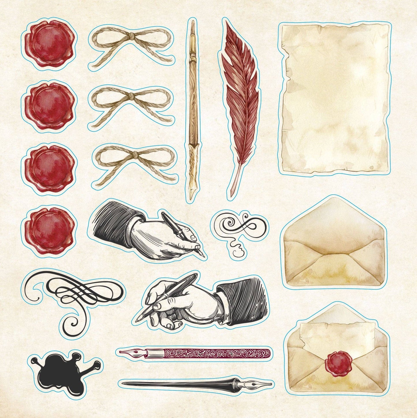 Bibliophilia Ephemera Sticker Book - The Regal Find