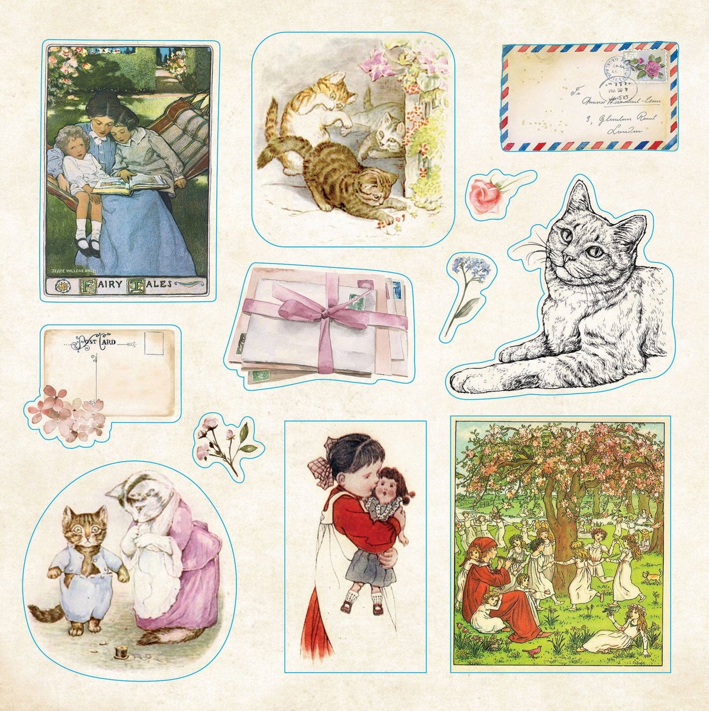 Bibliophilia Ephemera Sticker Book - The Regal Find
