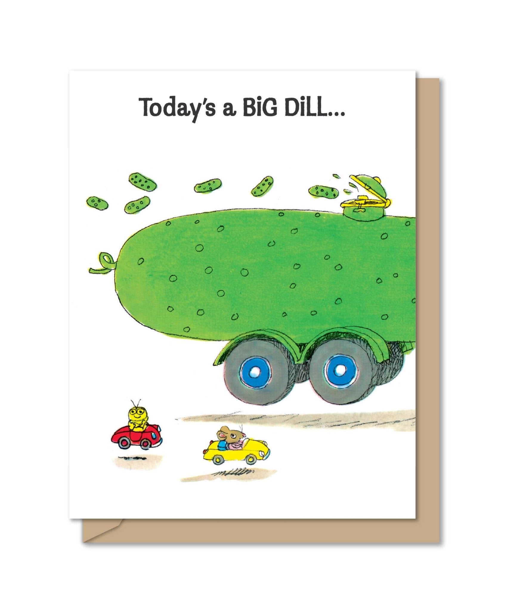Big Dill Tri - Fold Birthday Card - The Regal Find