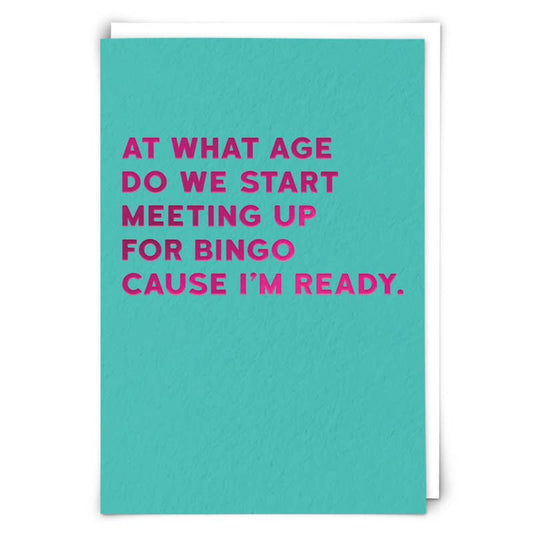Bingo Greeting Card - The Regal Find