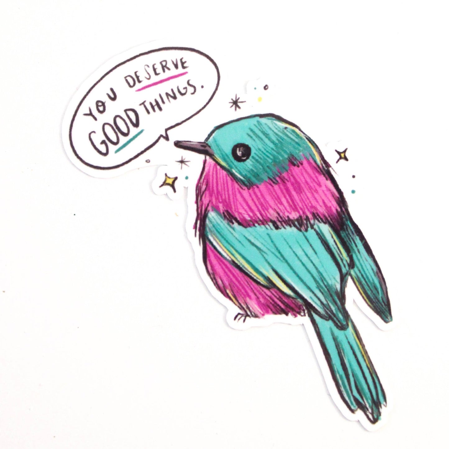 Bird of Affirmation Vinyl Sticker - The Regal Find