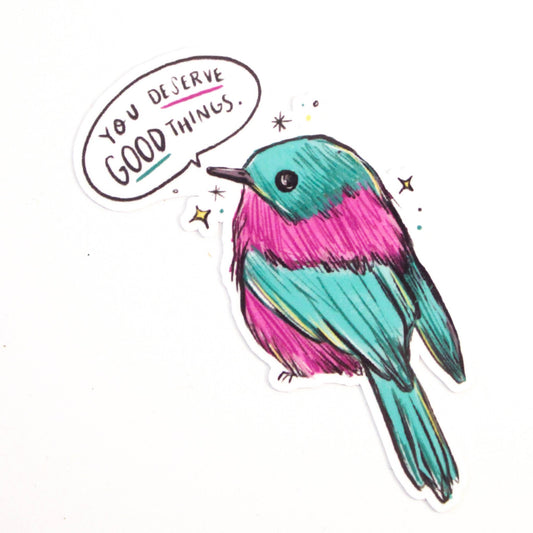 Bird of Affirmation Vinyl Sticker - The Regal Find