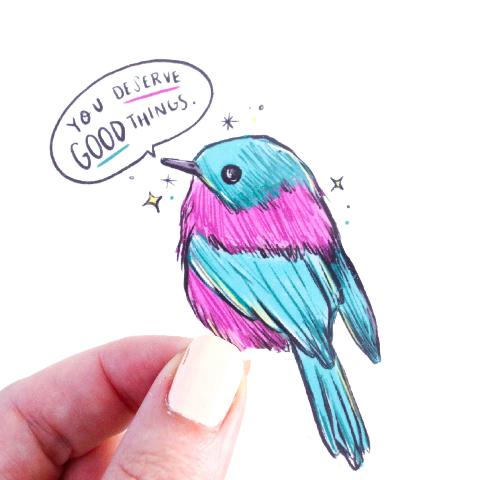 Bird of Affirmation Vinyl Sticker - The Regal Find