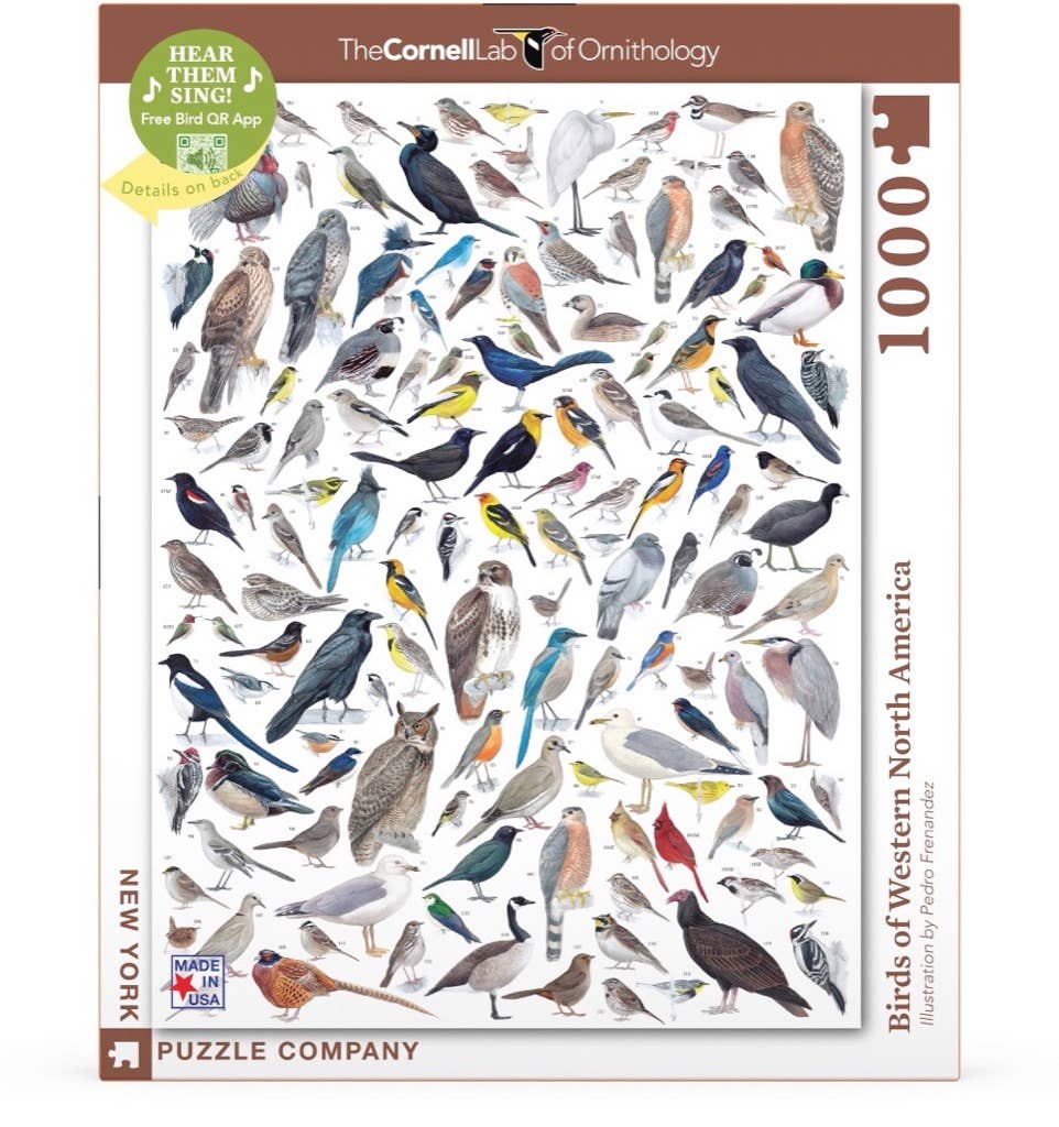 Birds of Western North America - 1000 Piece Jigsaw Puzzle - The Regal Find