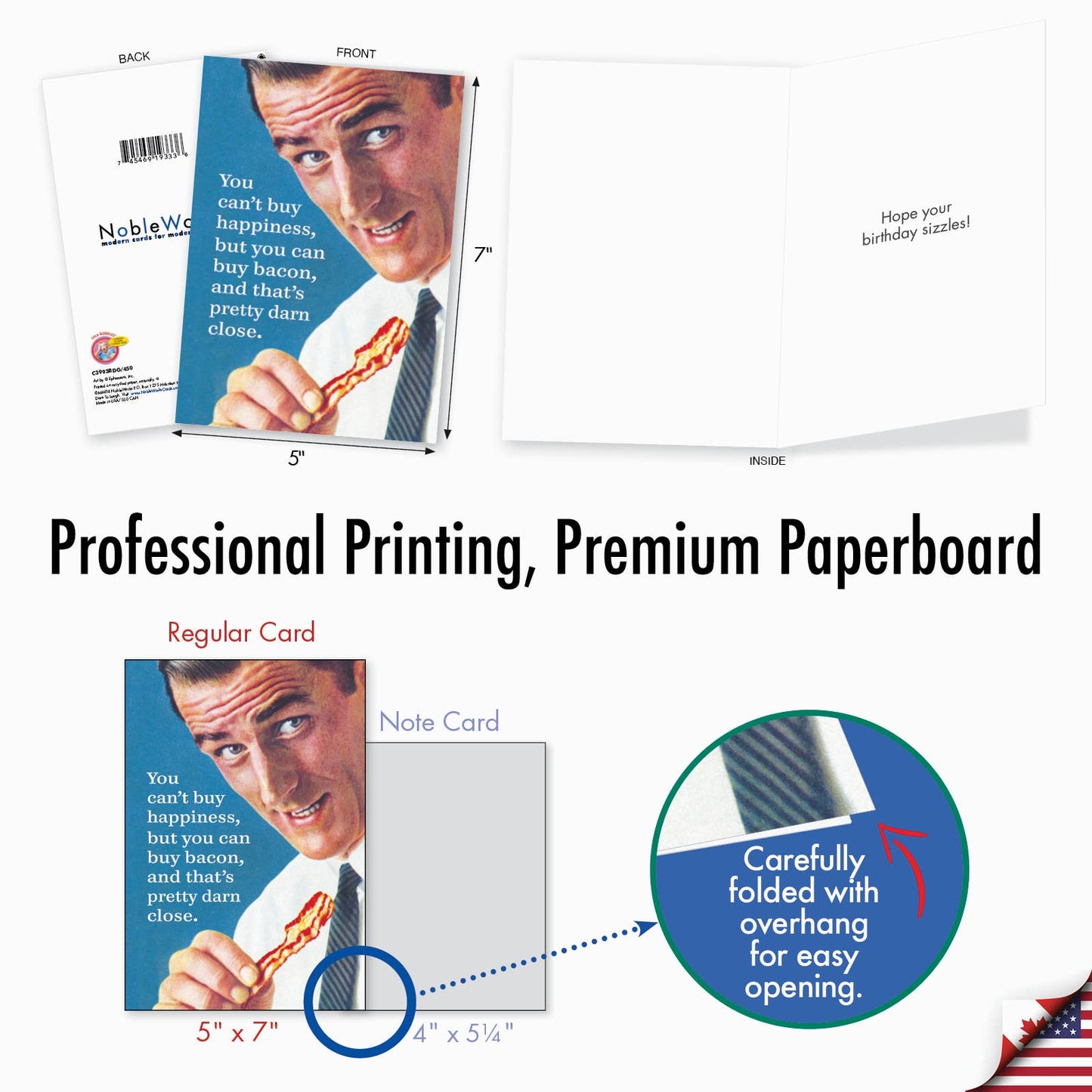 Birthday Card - Buy Bacon - The Regal Find