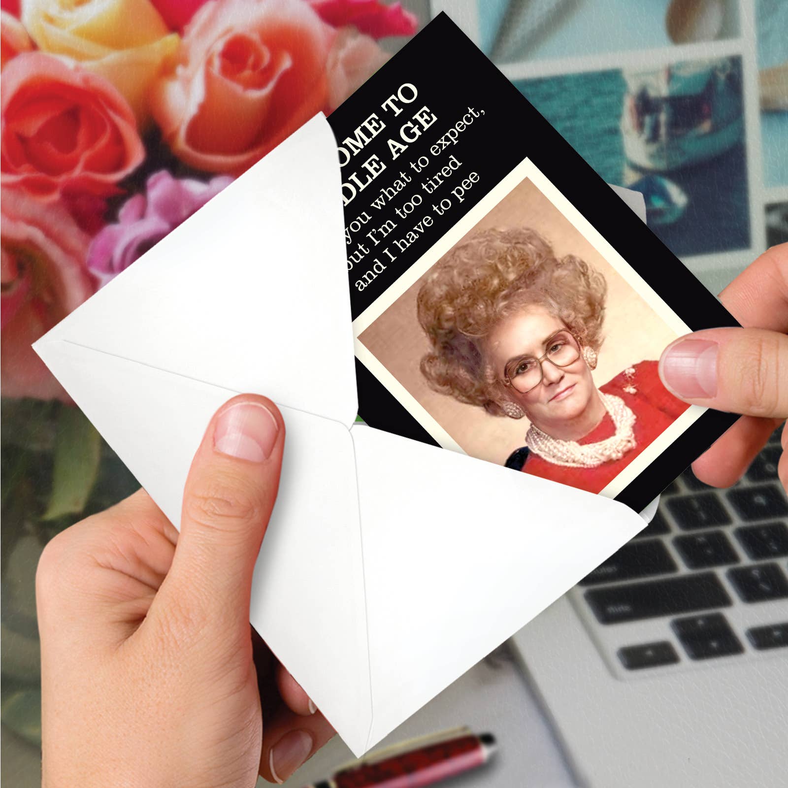 Birthday Card - Welcome To Middle Age - The Regal Find