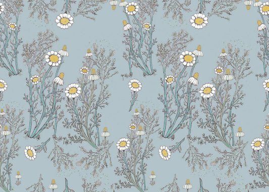 Blue Chamomile Gift Wrap - The Regal Find