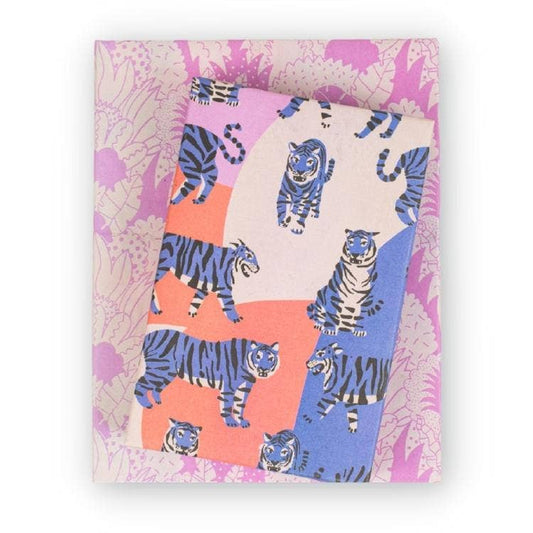 Blue Tigers • Double - Sided • Everyday Eco Wrapping Paper - The Regal Find