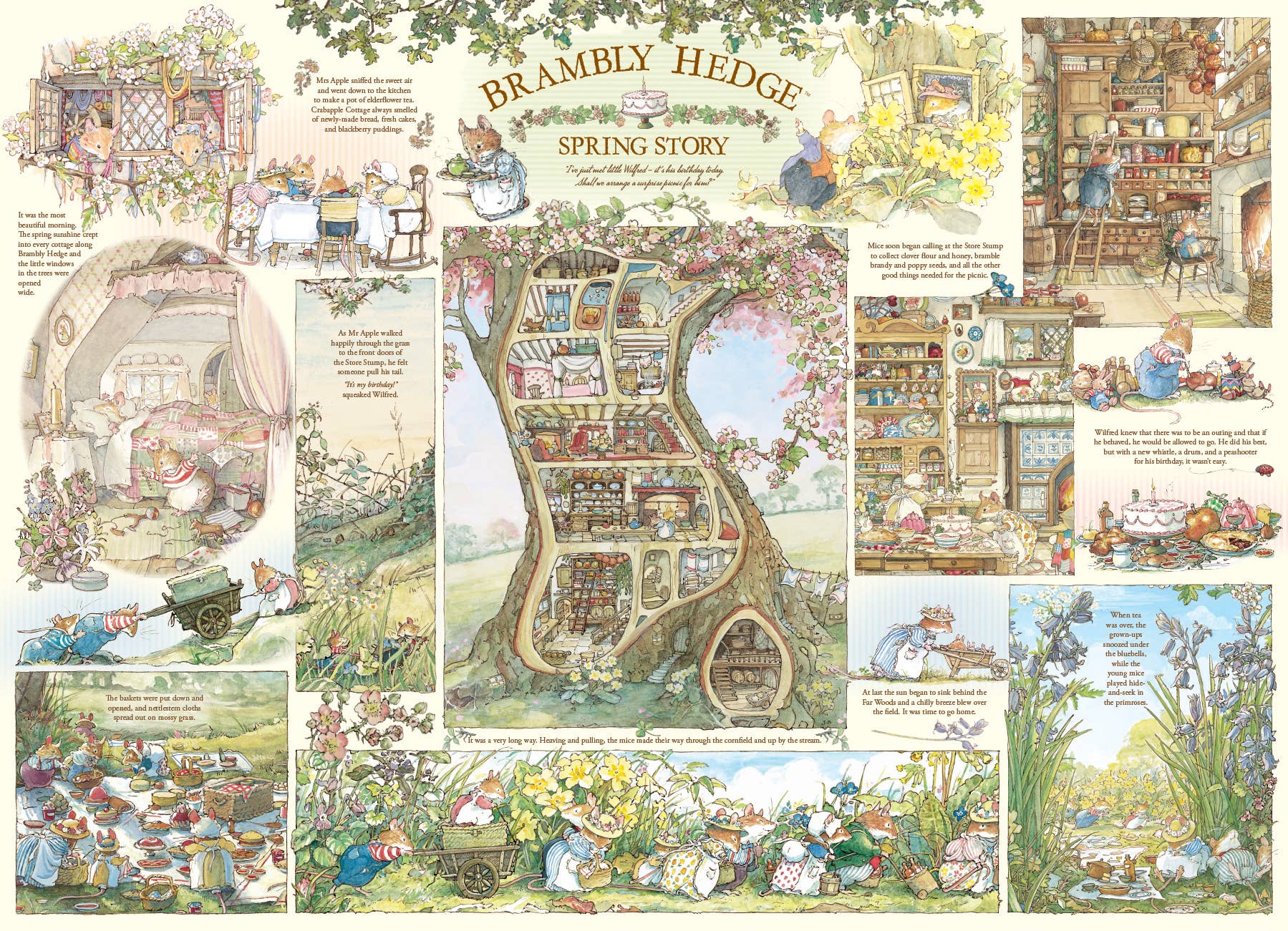 Brambly Hedge Spring Story 1000pc puzzle - The Regal Find