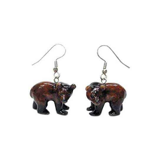 Brown Bear Earrings - The Regal Find