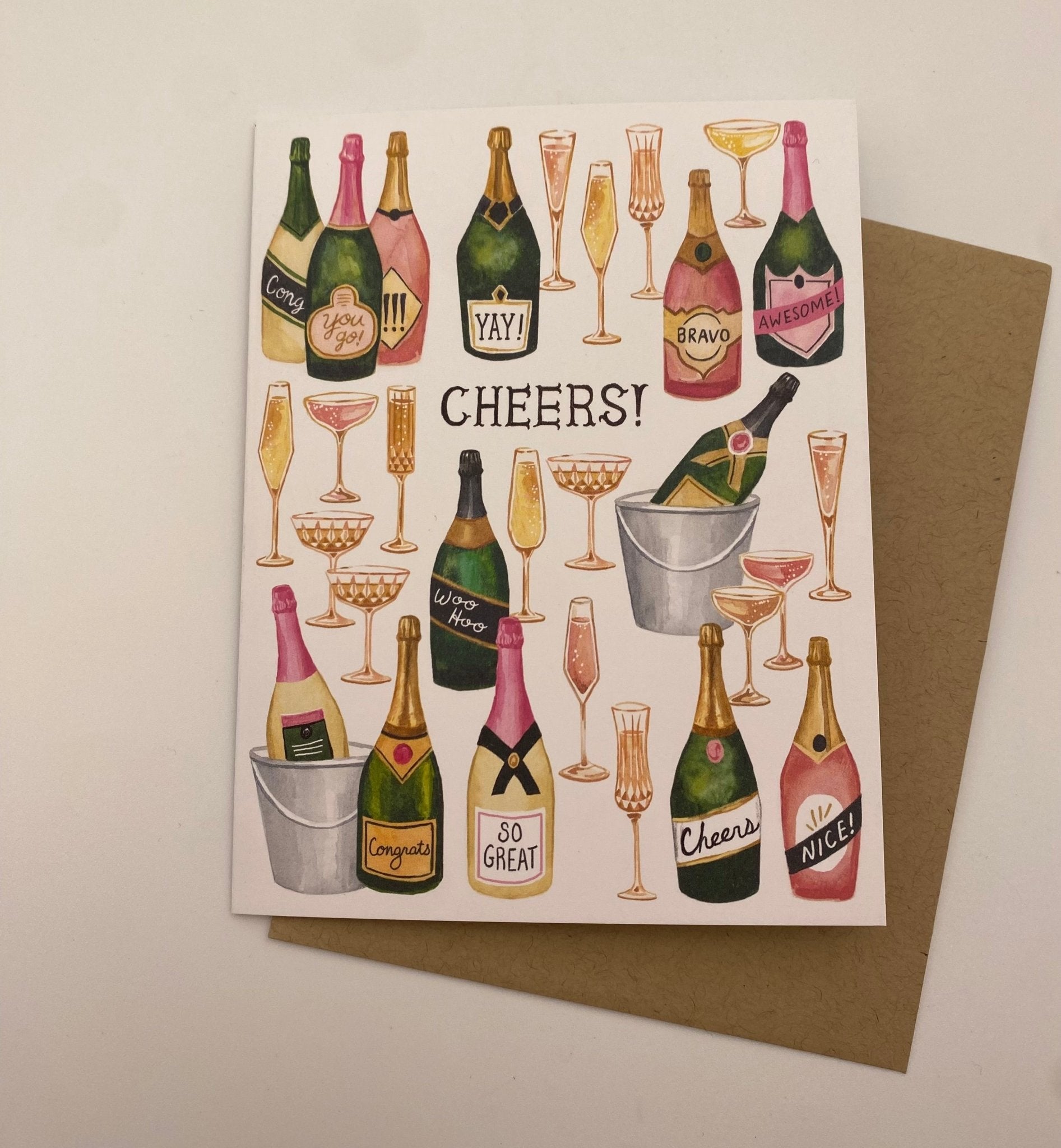 Bubbly Congrats Card - The Regal Find