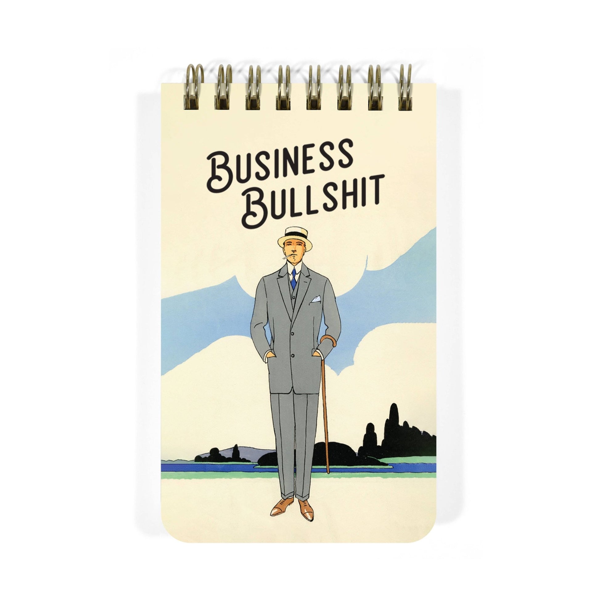 Business Bullshit - Funny 3x5 Spiral Memo Notepad - The Regal Find