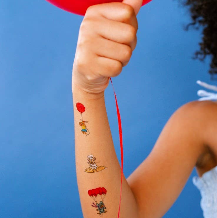 Busy World Mice Tattoo Sheet *New Fall 24 - The Regal Find