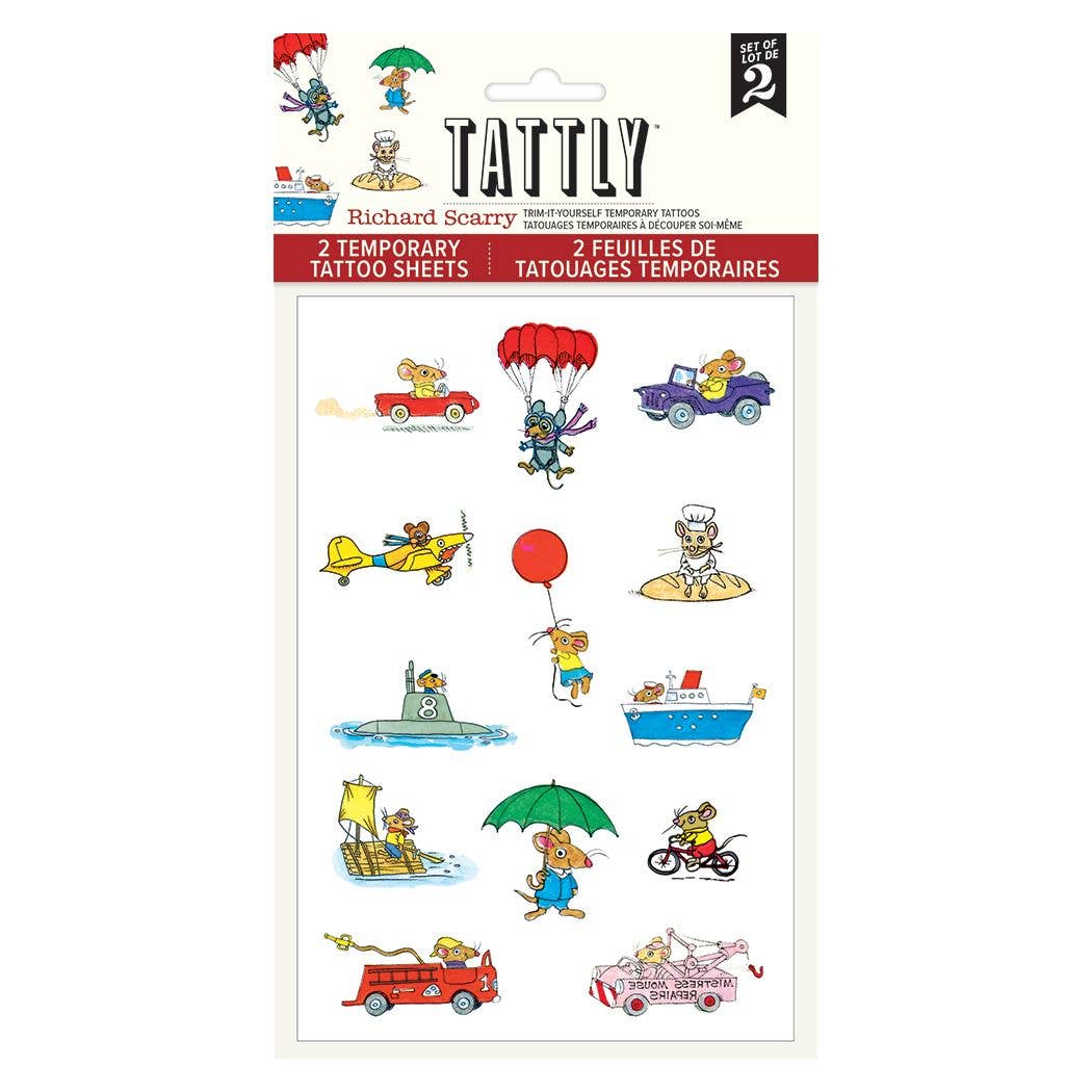 Busy World Mice Tattoo Sheet *New Fall 24 - The Regal Find