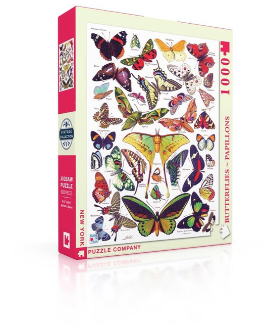 Butterflies ~ Papillons - 1000 Piece Jigsaw Puzzle - The Regal Find