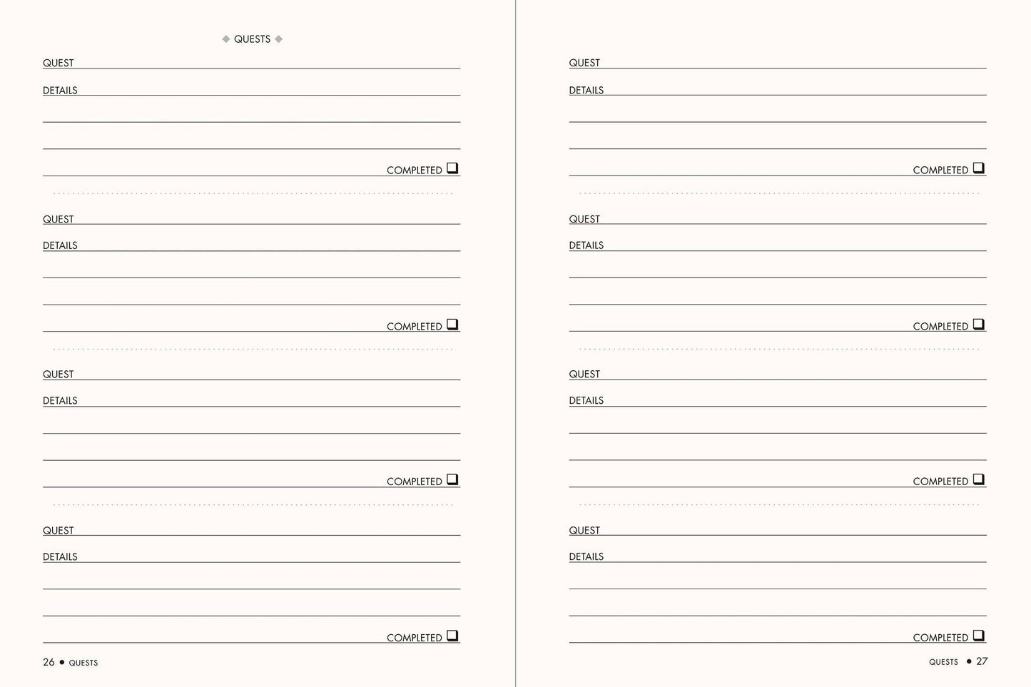 RPG Campaign Journal