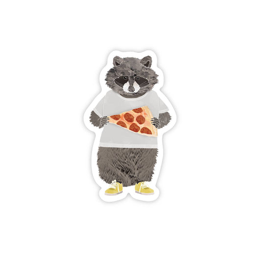 Pizza Raccoon Sticker