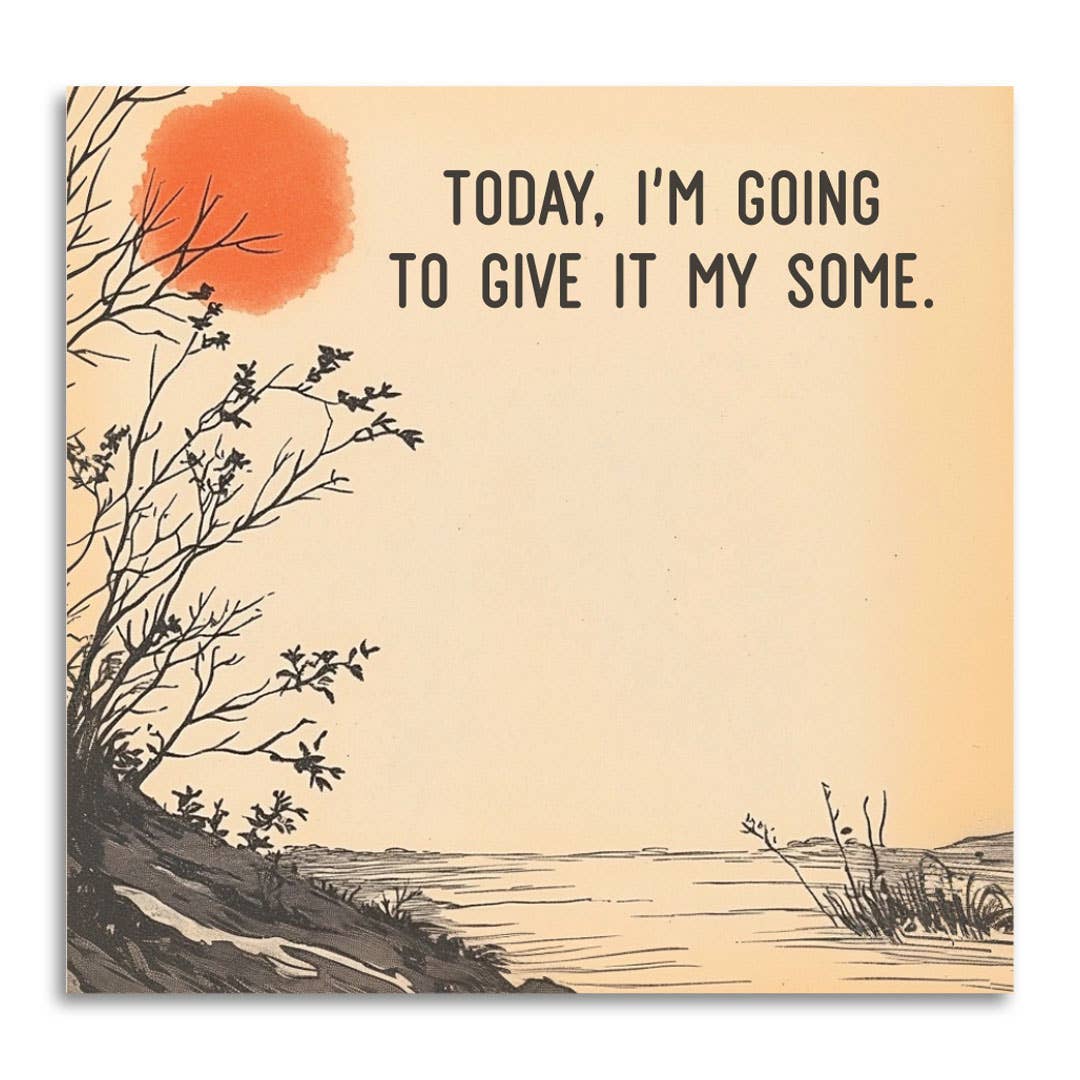 Give It My Some Sticky Note Pad