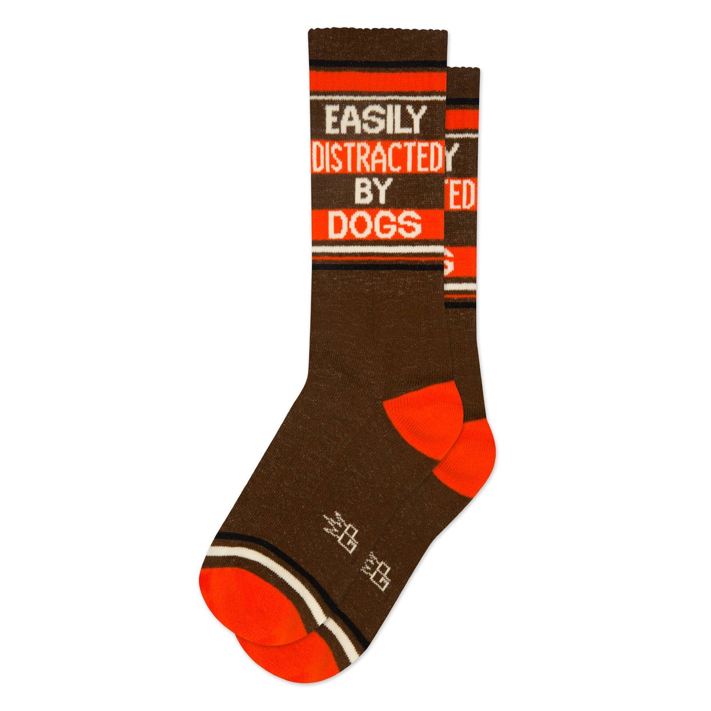 Easily Distracted By Dogs Gym Crew Socks
