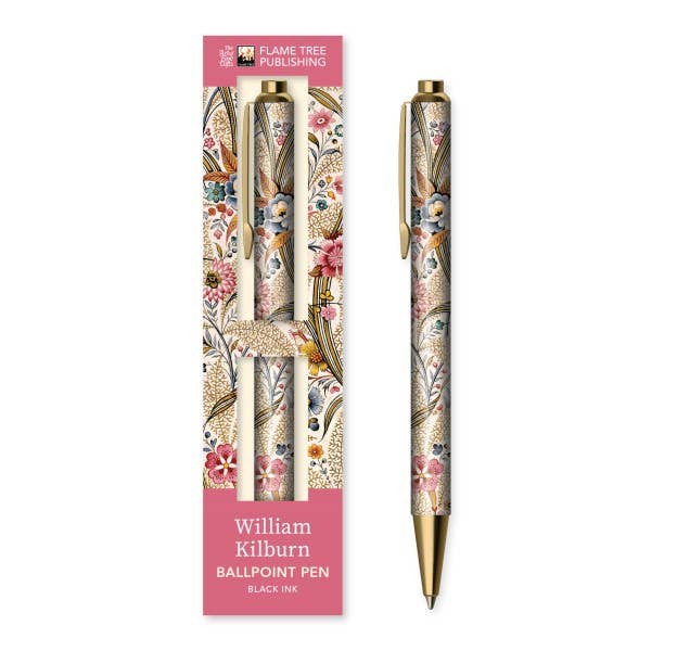 William Kilburn: Marble End Paper Boxed Pen