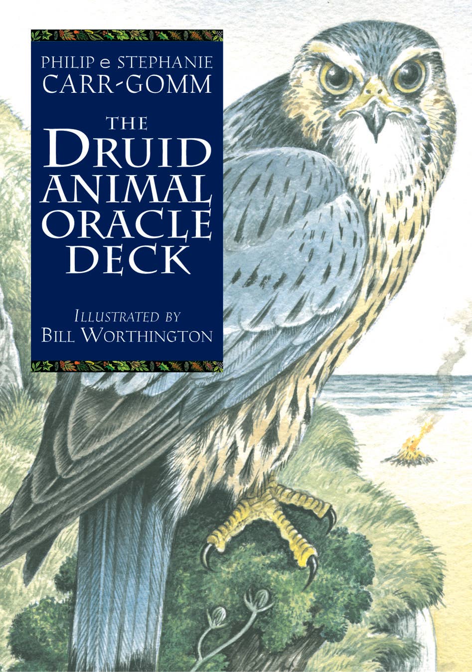 Druid Animal Oracle Deck cover with an owl illustration and blue label.